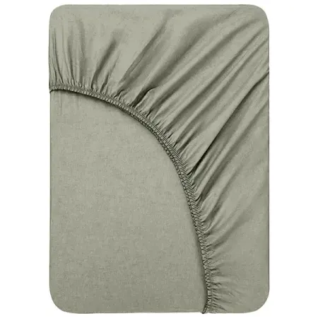 Простыня Mona Liza 14-6308 200x180 см сатин на резинке хаки хлопковая простыня dreamreal 100 160 200