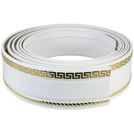 Бленда Тесей пластик 3.5 м цвет белый/золото