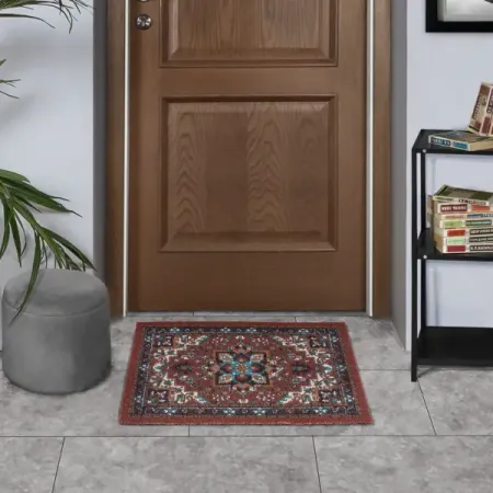 Коврик придверный Dabar 45х75 см ПВХ цвет разноцветный