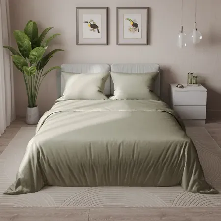 Комплект постельного белья Mona Liza евро сатин хаки комплект постельного белья mona liza евро сатин grey