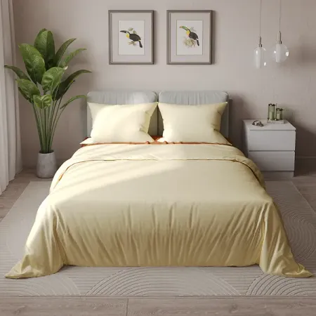 Комплект постельного белья Mona Liza евро сатин желтый комплект постельного белья mona liza евро сатин grey