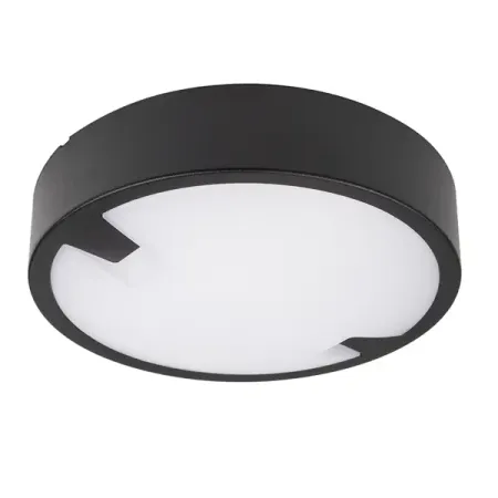 Светильник утилитарный настенно-потолочный Jazzway PBH-PC8-RA 12 Вт IP65 круг цвет черный