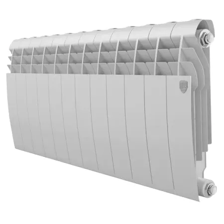 Радиатор секционный Royal Thermo BiLiner B 350/87 12 секций боковое подключение биметалл белый