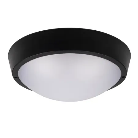 Светильник утилитарный настенно-потолочный Jazzway PBH-PC-RA 24 Вт IP65 круг цвет черный