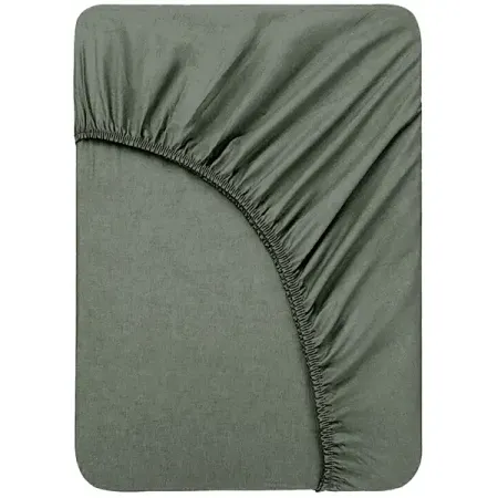 Простыня Mona Liza 18-0312 200x180 см сатин на резинке зеленый хлопковая простыня dreamreal 100 160 200