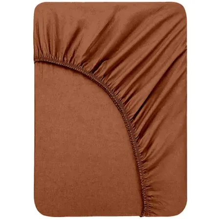 Простыня Mona Liza 18-1246 220x200 см сатин на резинке коричневый хлопковая простыня dreamreal 100 160 200