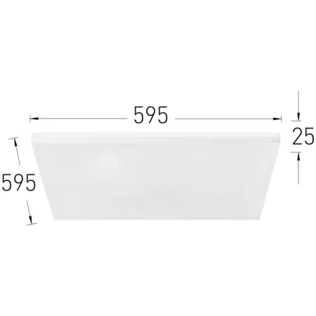 Светодиодная панель Эра SPO-1-50-6K-M 50 Вт 595x595 мм опал 5000 К IP40