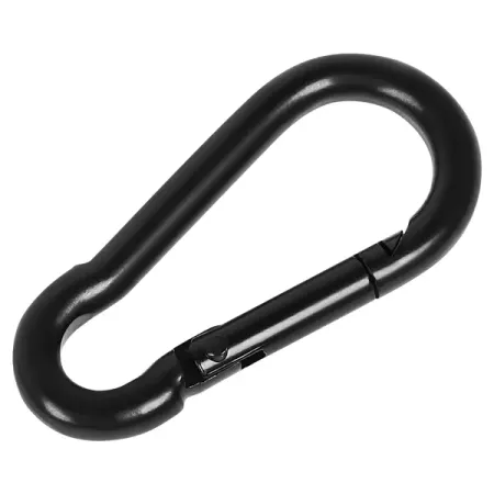 Карабин усиленный DIN 5299 4x40 мм цвет черный матовый карабин пружинный 8х80мм усиленный нержавеющая   1шт