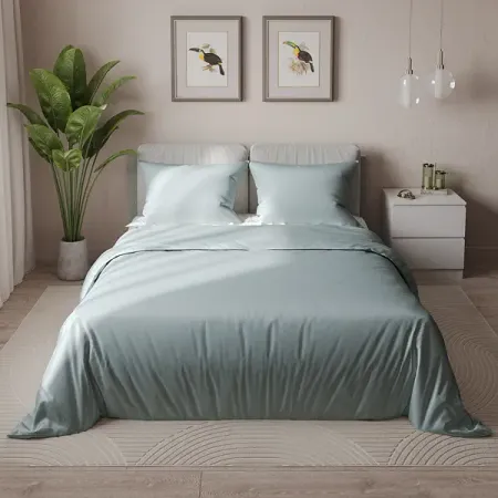 Комплект постельного белья Mona Liza евро сатин серый комплект постельного белья mona liza евро сатин grey