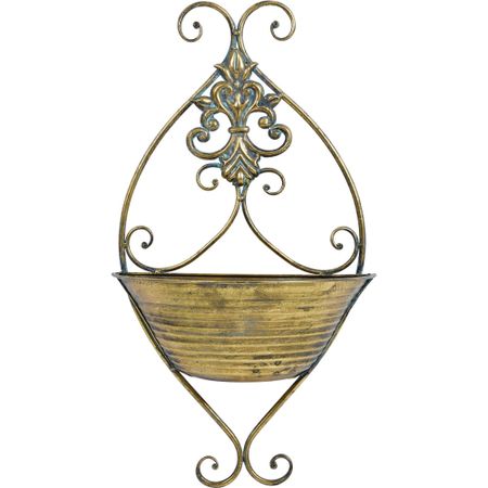 Кашпо настенное Glasar Эфиопия 34х17х63 см (57-367/1)