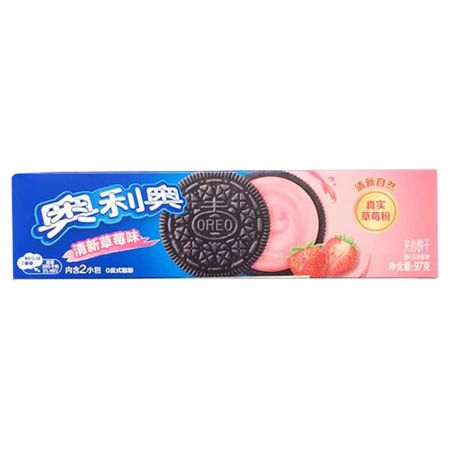 Печенье Oreo с начинкой со вкусом клубники 97 г