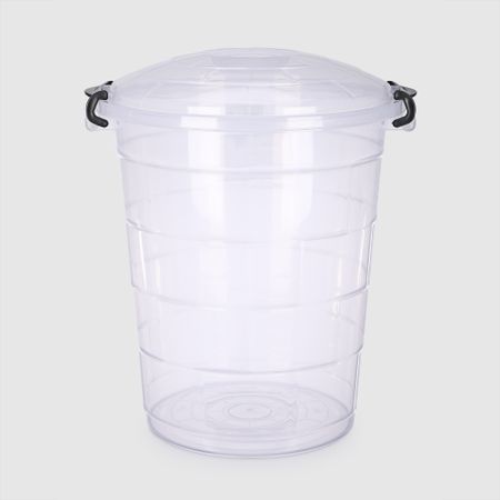 Ведро Follow me Tetris с крышкой 45 л 48x43x51 см