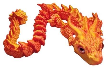 Игрушка-антистресс Union Source Дракон огненный, 1 шт