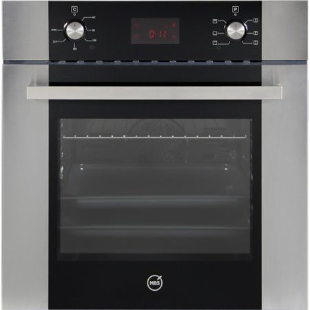 Духовой шкаф электрический встраиваемый MBS DE-604 594 мм черный/металлик