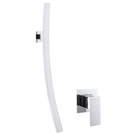 Смеситель для раковины встраиваемый Abber Daheim хром однорычажный (AF8209)