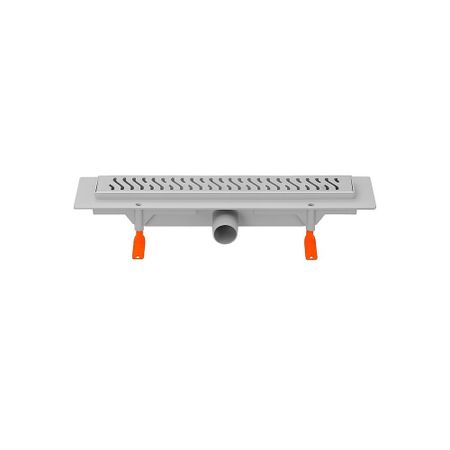 Лоток душевой MCH Harmony с комбинированным затвором 450х60 мм d40 мм решетка из нержавеющей стали (CH450H) решетка для аэрофритюрницы из нержавеющей стали