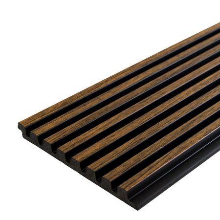 Панель декоративная из экополимера 120х2700х12 мм Grace 3D Rail East ятоба 0,32 кв.м