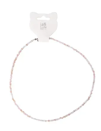 Чокер из бисера розовый (12-253004-С41) (Lafilaf)