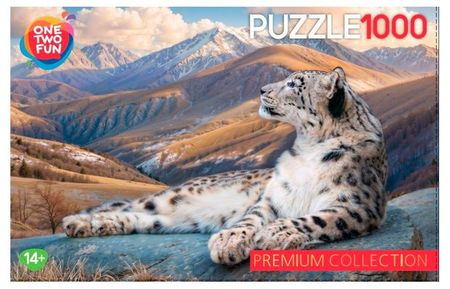 Пазл ONE TWO FUN Животные России, 1000 элементов в ассортименте