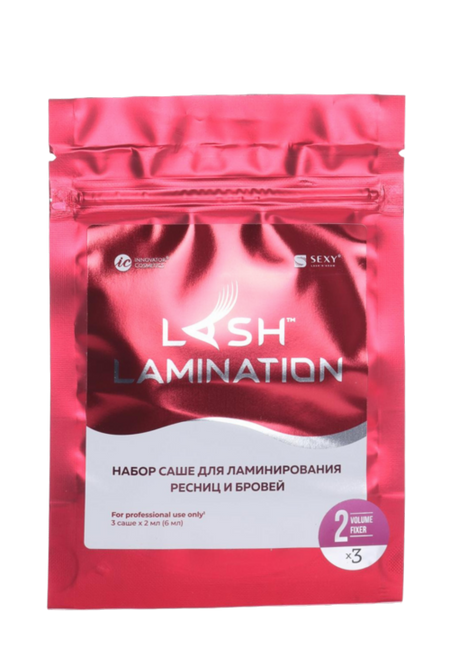 Набор саше INNOVATOR COSMETICS sexy lamination д/ламин ресниц и бровей с сост 2 volume fixer 3 шт екатерина борисовна земляничкина как бабушка по лужам училась прыгать мат ламин выб лак мел бум 200х240