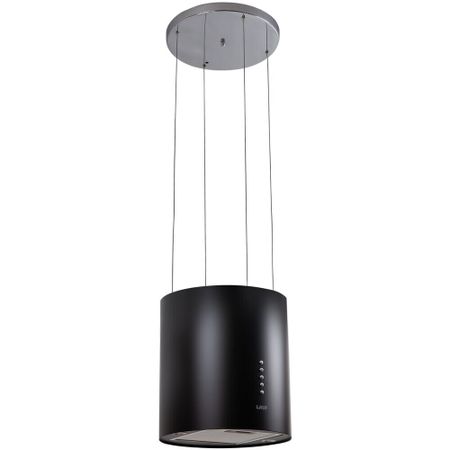 Кухонная вытяжка островная Lauf Maia 350 Island Black 35 см черная