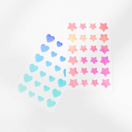 Патчи для лица SATRIA Голографические патчи для маскировки прыщей именные стикеры 3d голографические водонепроницаемые