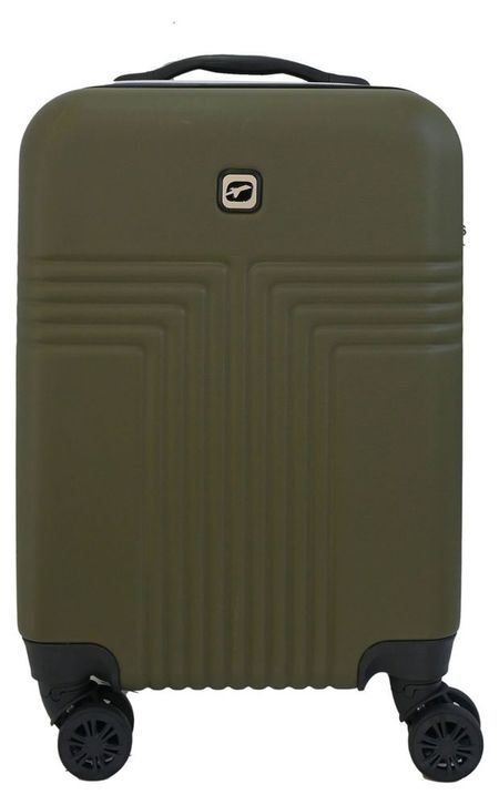 Чемодан жесткий Airport 8 колес хаки, размер S