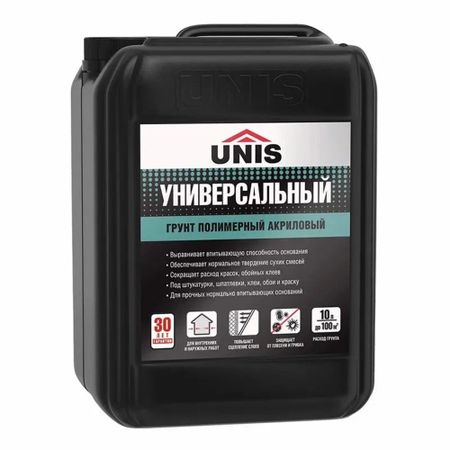 Грунт Unis универсальный 10 л картон 50х70см грунт акриловый ионицой