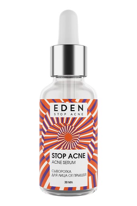 Сыворотка EDEN Stop Acne для лица от прыщей, 30мл