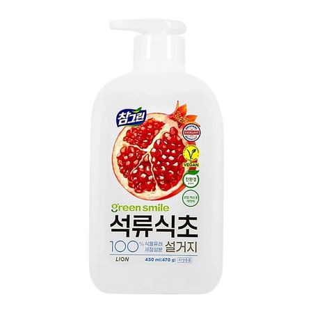 Жидкость для мытья посуды LION Средство для мытья посуды CHAMGREEN Гранатовый уксус