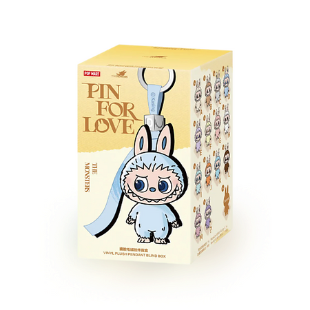 Брелок POP MART Брелок-игрушка LABUBU «Blind Box» (буквы A-M), коллекция «Pin For Love» рождественские носки буквы флис