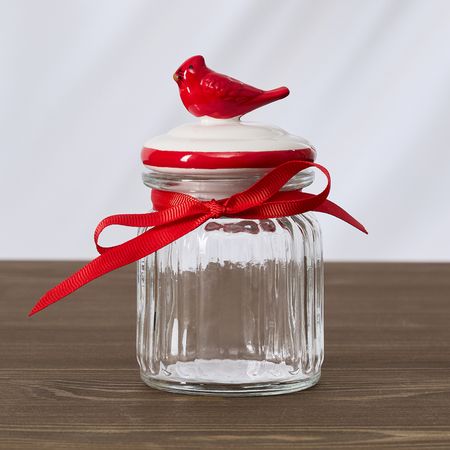 Емкость для хранения Рождественский джем/Christmas jam, птица рождественский   для фотобудки