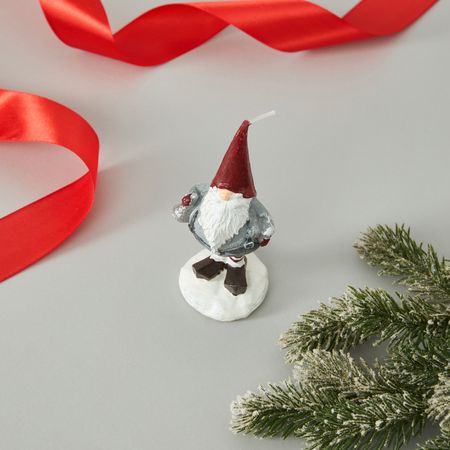 Свеча Гном/Gnomo свеча гном с фонариком 8см