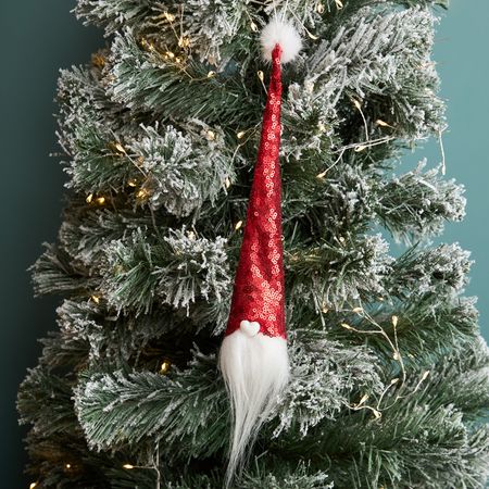 Елочная игрушка Красный гном/Gnomo rosso елочная игрушка птица 10x8 5 красный
