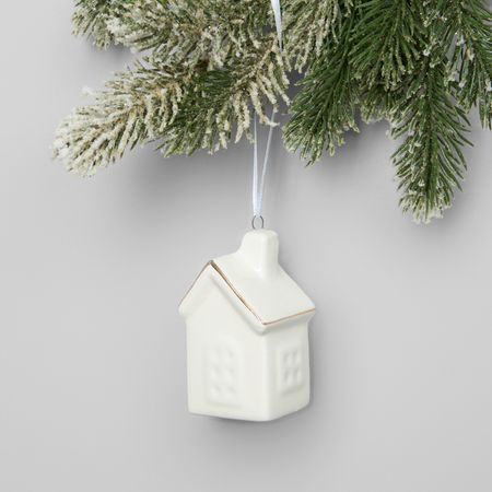 Елочная игрушка Зимняя усадьба/Winter Cottage I