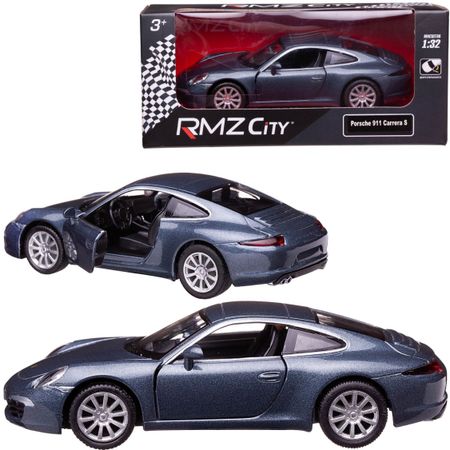 Машинка металлическая RMZ City Porsche 911 Carrea S, масштаб 1:35 Лицензионная модель. Фрикционный механизм.