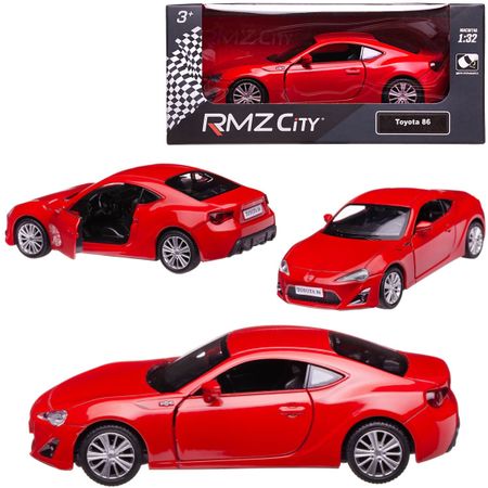 Машинка металлическая RMZ City TOYOTA FT86, масштаб 1:33 Лицензионная модель. Фрикционный механизм.