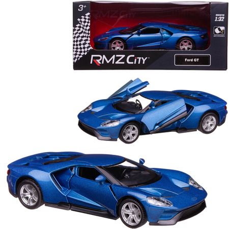 Машинка металлическая RMZ City Ford GT 2019, масштаб 1:39 Лицензионная модель. Фрикционный механизм.