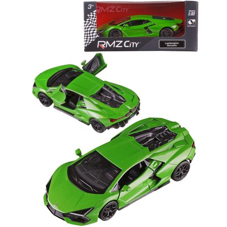 Машинка металлическая RMZ City Lamborghini Revuelto, масштаб 1:39 Лицензионная модель. Фрикционный механизм.