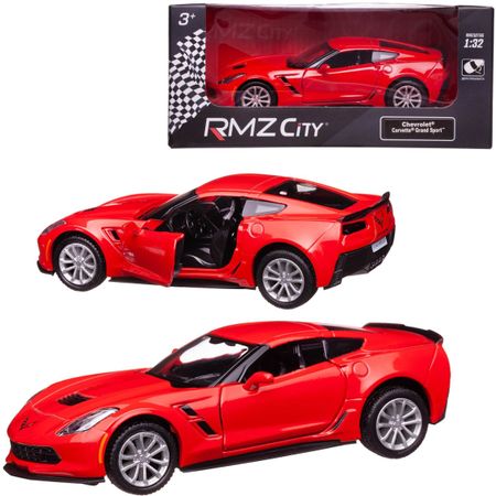 Машинка металлическая RMZ City Chevrolet Corvette Grand Sport, масштаб 1:37 Лицензионная модель. Фрикционный механизм. шерри даски ринкер про машинку малютку