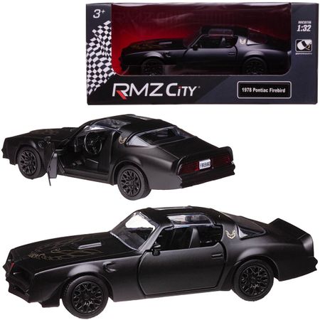Машинка металлическая RMZ City Pontiac Firebird 1978, масштаб 1:40 Лицензионная модель. Фрикционный механизм. шерри даски ринкер про машинку малютку