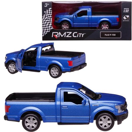 Машинка металлическая RMZ City Ford F150 2018, масштаб 1:44 Лицензионная модель. Фрикционный механизм.