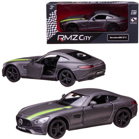 Машинка металлическая RMZ City Mercedes-Benz GT S AMG 2018, масштаб 1:37 Лицензионная модель. Фрикционный механизм.