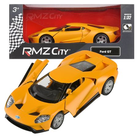 Машинка металлическая RMZ City Ford GT 2019, масштаб 1:39 Лицензионная модель. Фрикционный механизм.