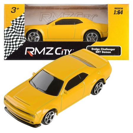 Машина металлическая RMZ City Dodge Challenger SRT Demon 2018, без механизмов, масштаб 1:64 Лицензионная модель