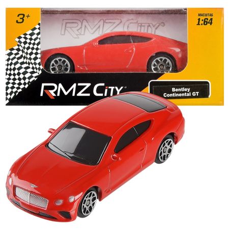 Машина металлическая RMZ City The Bentley Continental GT 2018, без механизмов, масштаб 1:64 Лицензионная модель