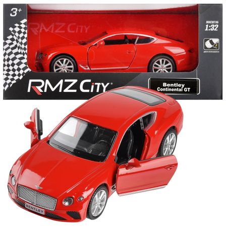 Машинка металлическая RMZ City The Bentley Continental GT 2018, масштаб 1:39 Лицензионная модель. Фрикционный механизм.