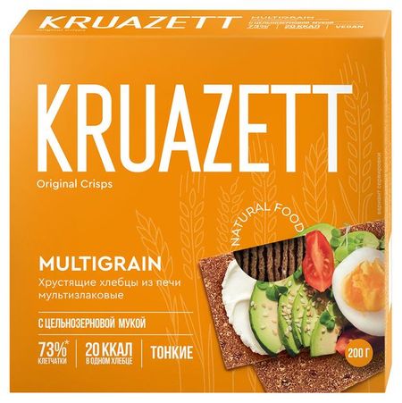 Хлебцы KRUAZETT мультизлаковые, 200 г