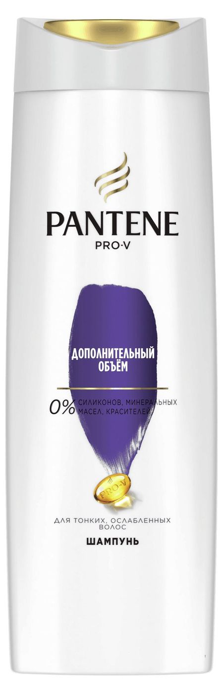 Шампунь для волос Pantene Pro-V Дополнительный объем для тонких лишенных объема волос, 400 мл