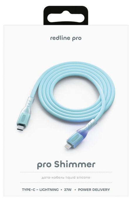 Кабель Red Line TYPE-C-8PIN 2А 27W зеленый, 1 м томас нилд математика для data science управляем данными с помощью линейной алгебры теории вероятностей и статистики